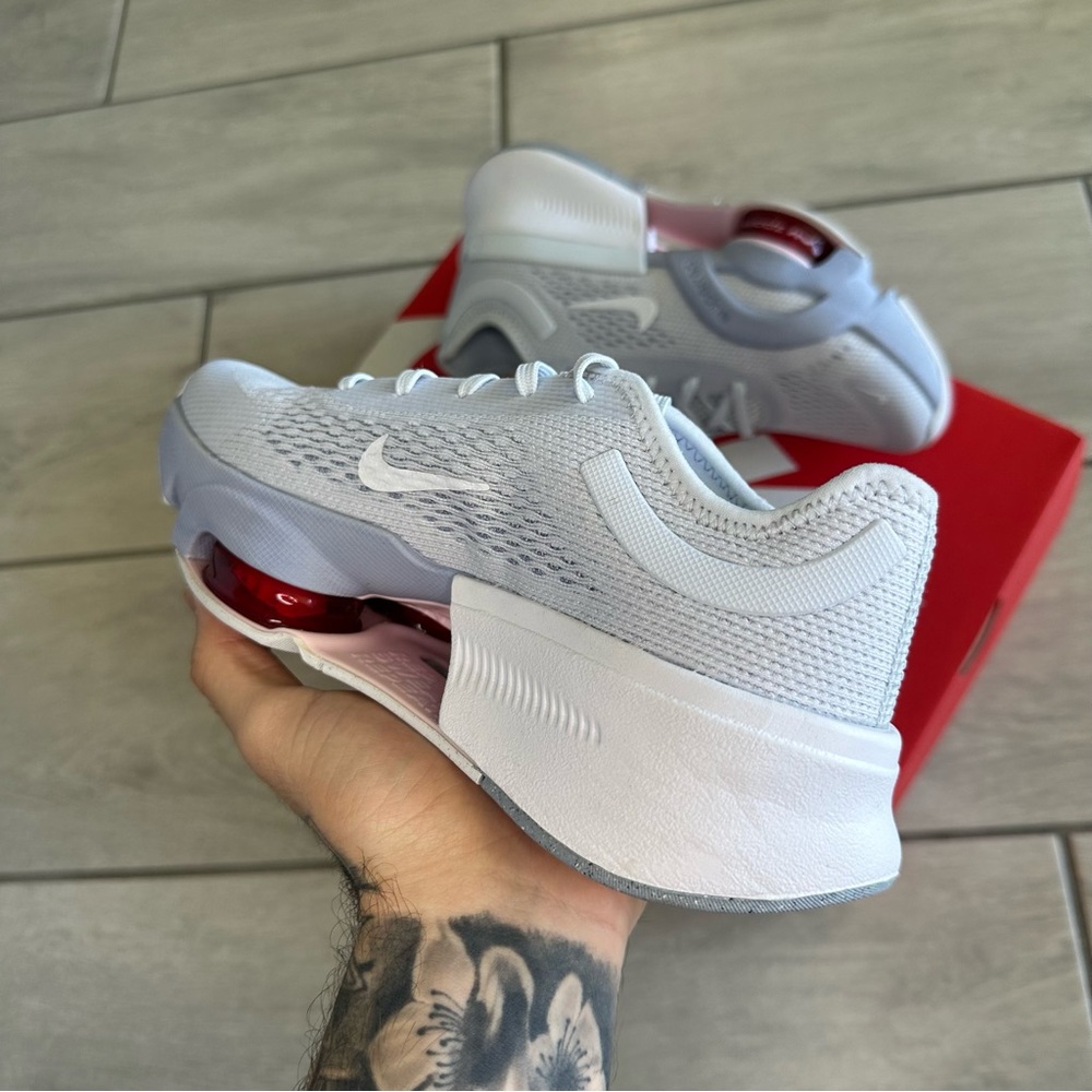 NIKE ZOOM AIR BLUE WHITE SNEAKERS - Picture 3 of 5